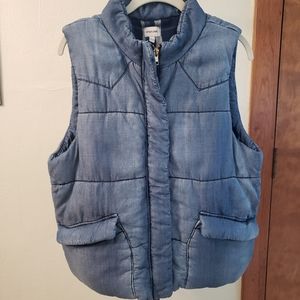 Chambray Quilt Vest